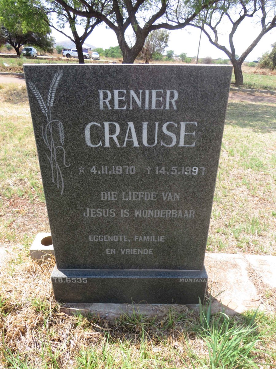 CRAUSE Renier 1970-1997
