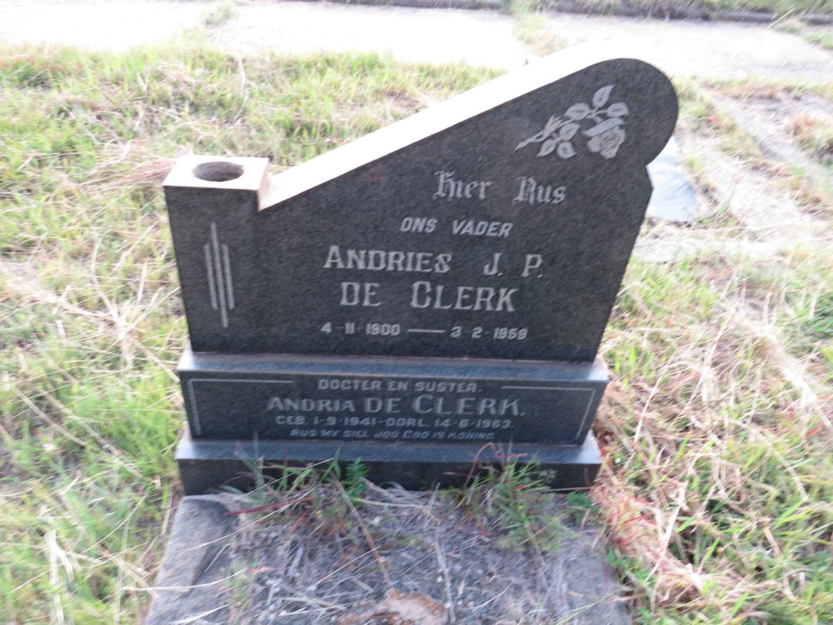 CLERK Andries J.P., de 1900-1959 :: DE CLERK Andria 1941-1963