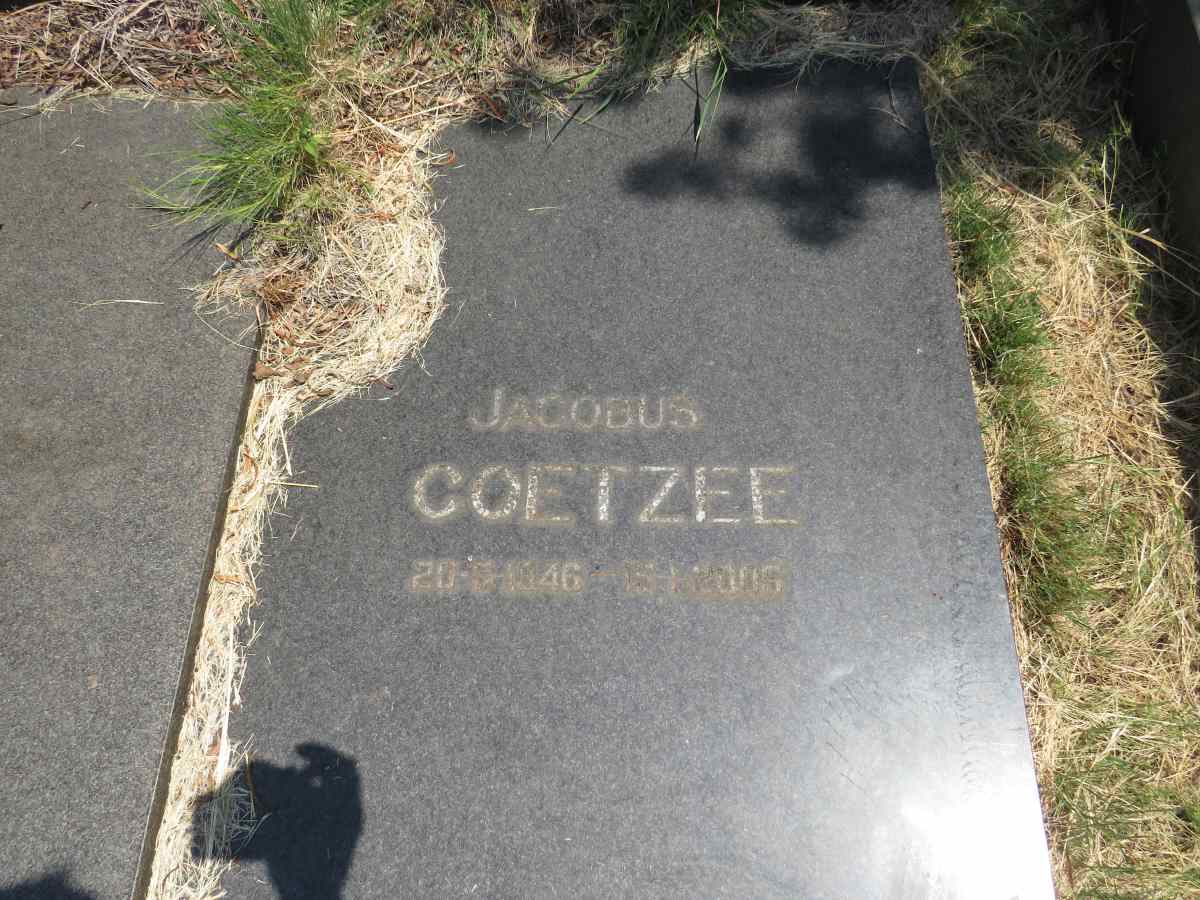 COETZEE Jacobus 1946-2005