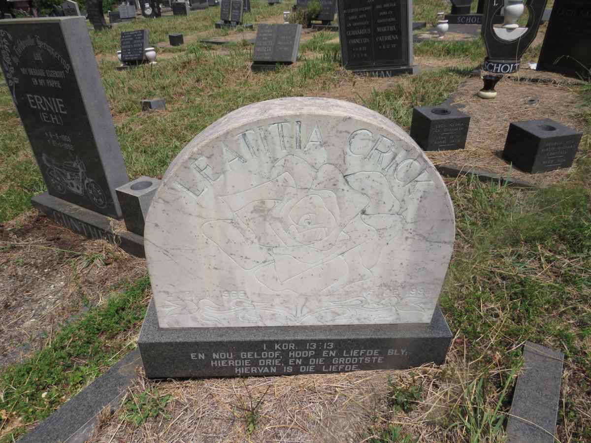 CRICK Leatitia 