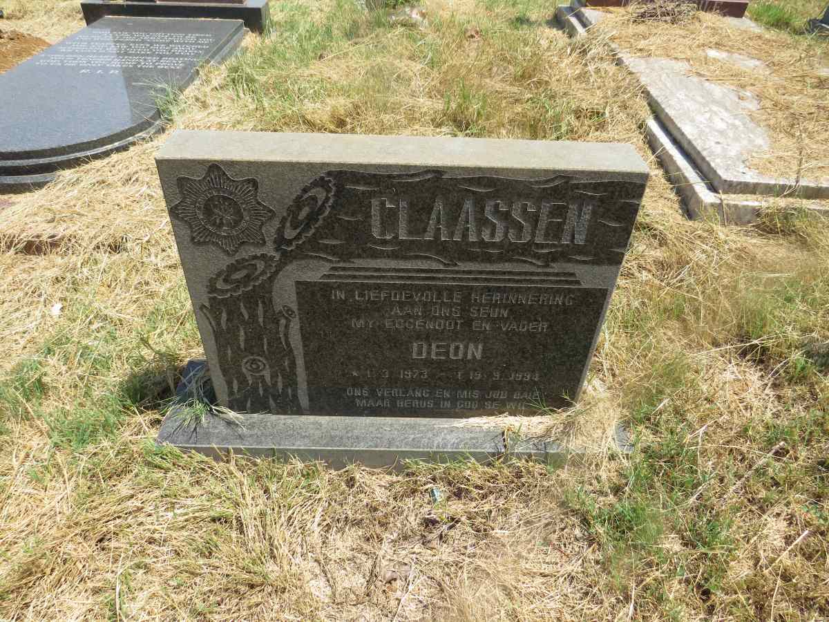 CLAASSEN Deon 1973-1994