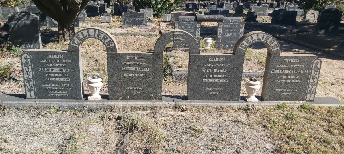 CILLIERS Hendrik Johannes 1886-1959 &amp; Helena Catherina 1901-1977