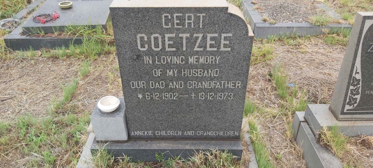 COETZEE Gert 1902-1973