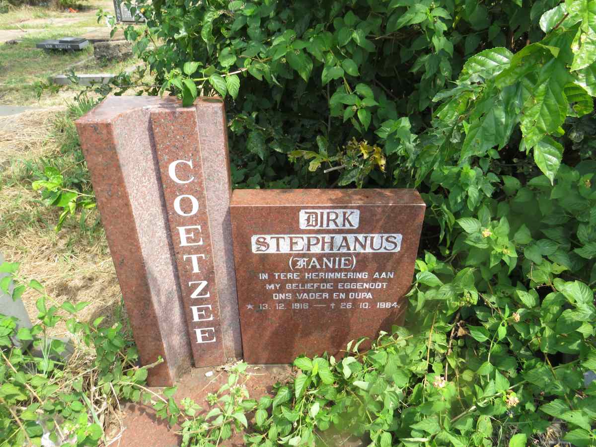 COETZEE Dirk Stephanus 1916-1984