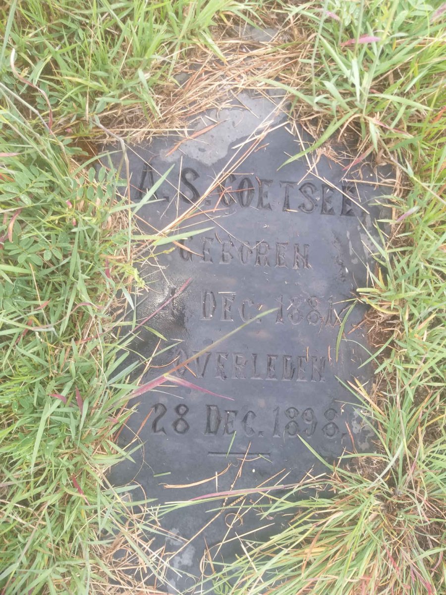 COETSEE A.S. 1881-1898