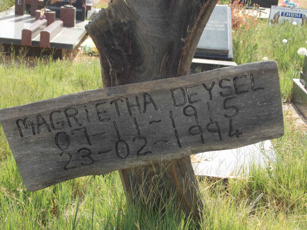 DEYSEL Magrietha 1915-1994