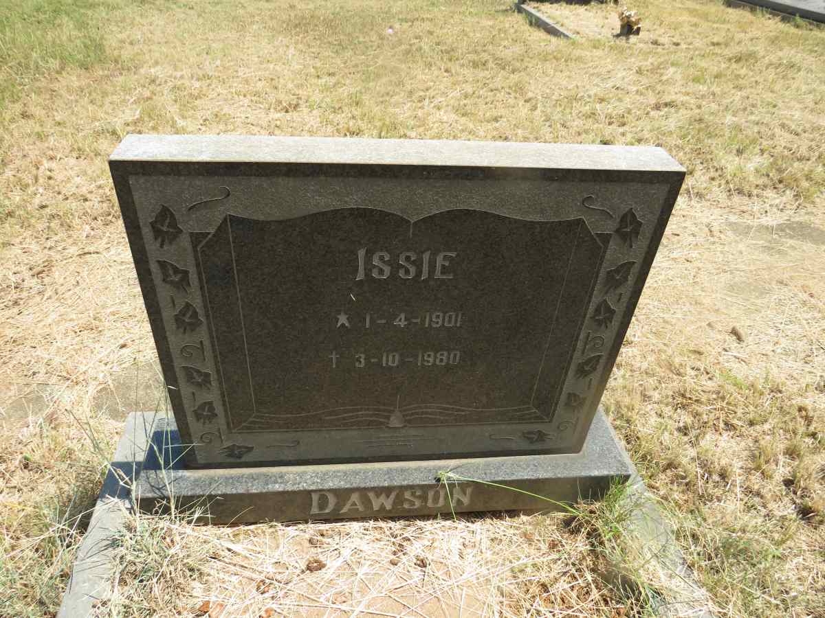 DAWSON Issie 1901-1980