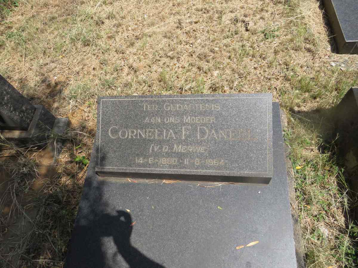 DANEEL Cornelia F. nee v.d. Merwe 1880-1964