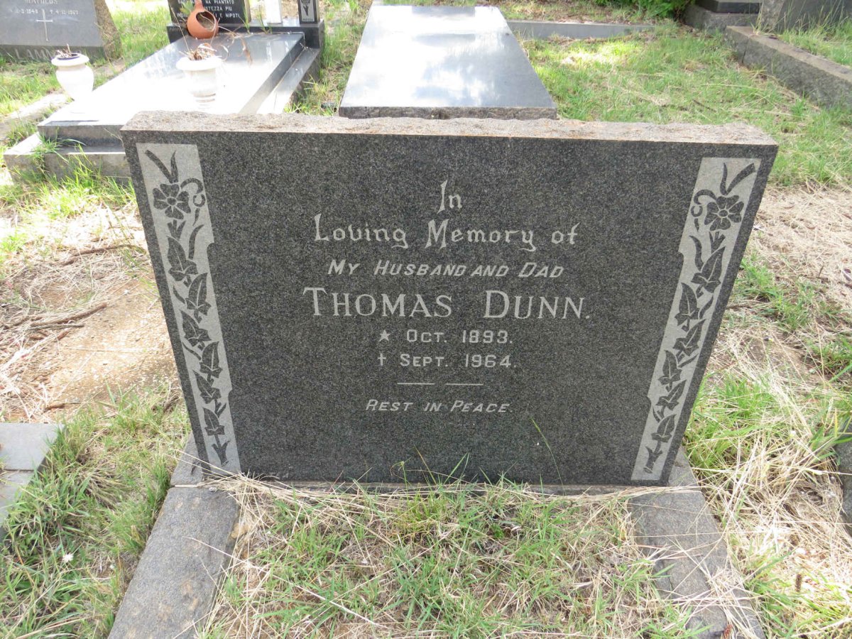 DUNN Thomas 1893-1964