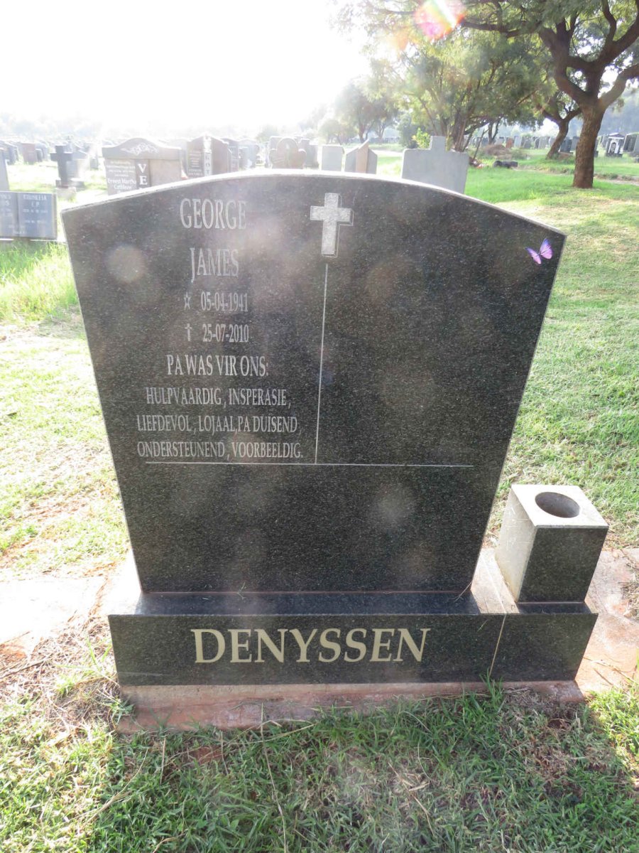 DENYSSEN George James 1941-2010