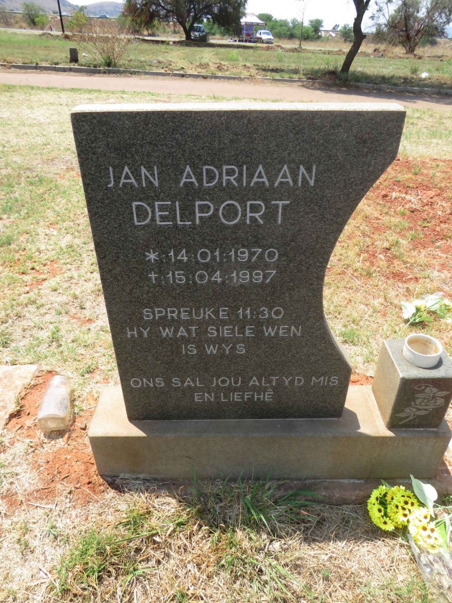 DELPORT Jan Adriaan 1970-1997