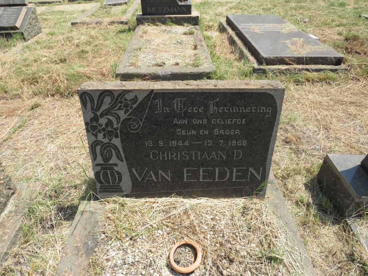 EEDEN Christiaan D., van 1944-1968