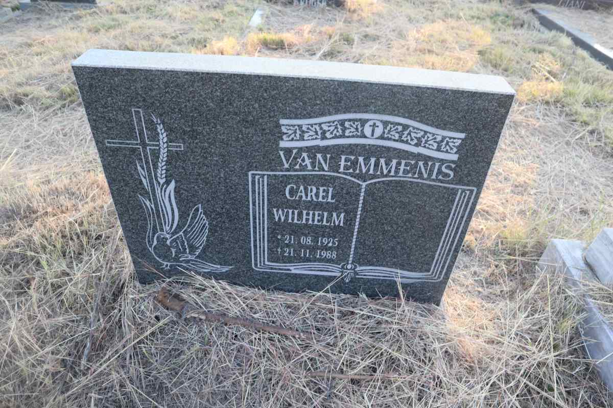 EMMENIS Carel Wilhelm, van 1925-1988