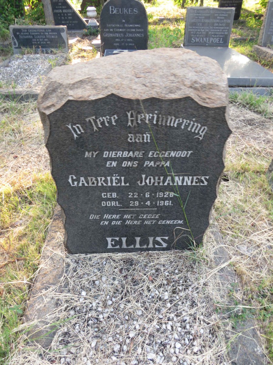 ELLIS Gabriel Johannes 192?-1961