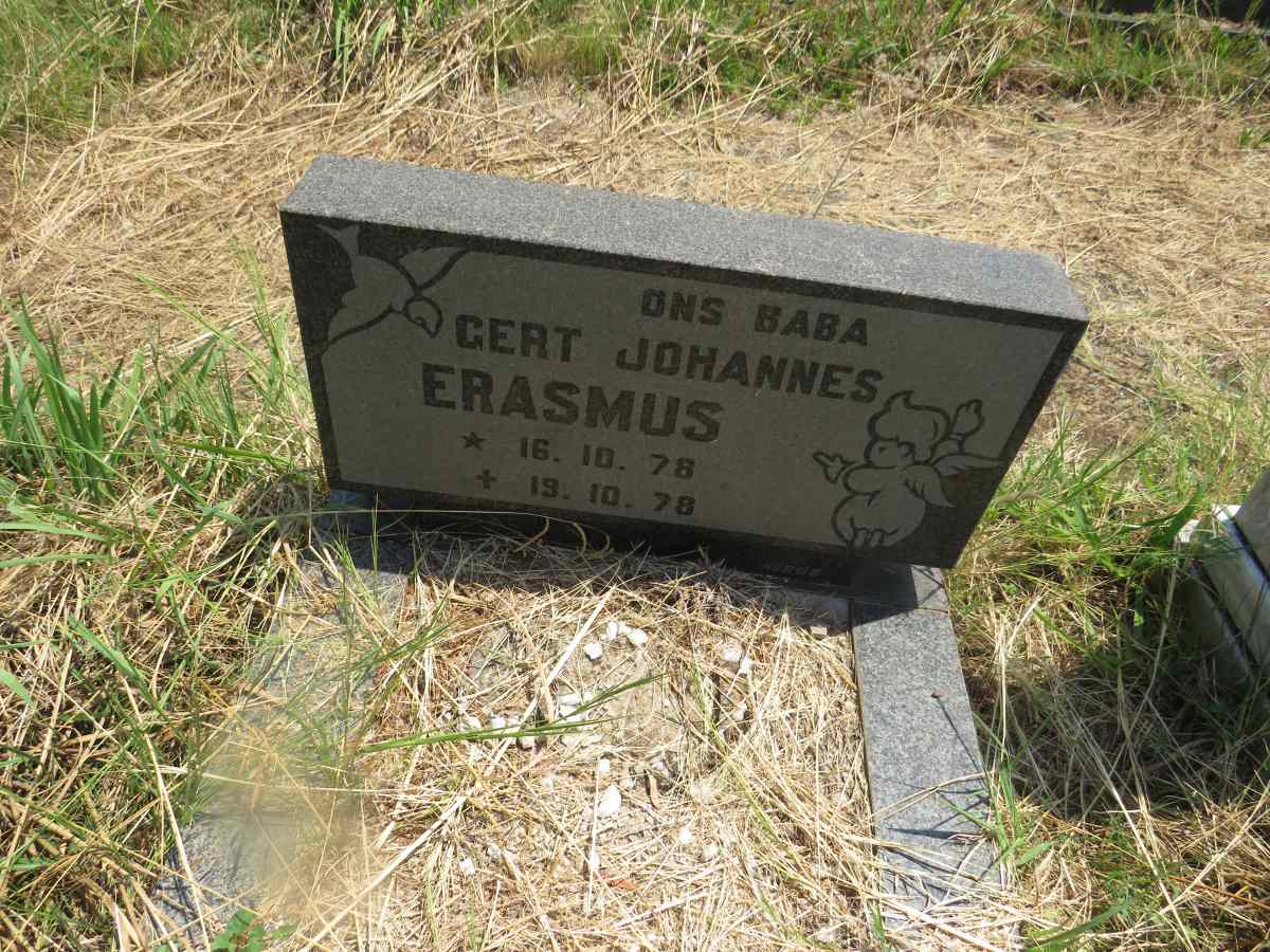 ERASMUS Gert Johannes 1978-1978