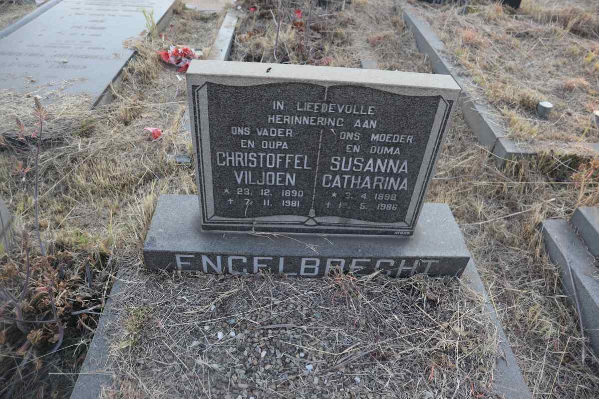 ENGELBRECHT Christoffel Viljoen 1890-1981 & Susanna Catharina 1898-1986