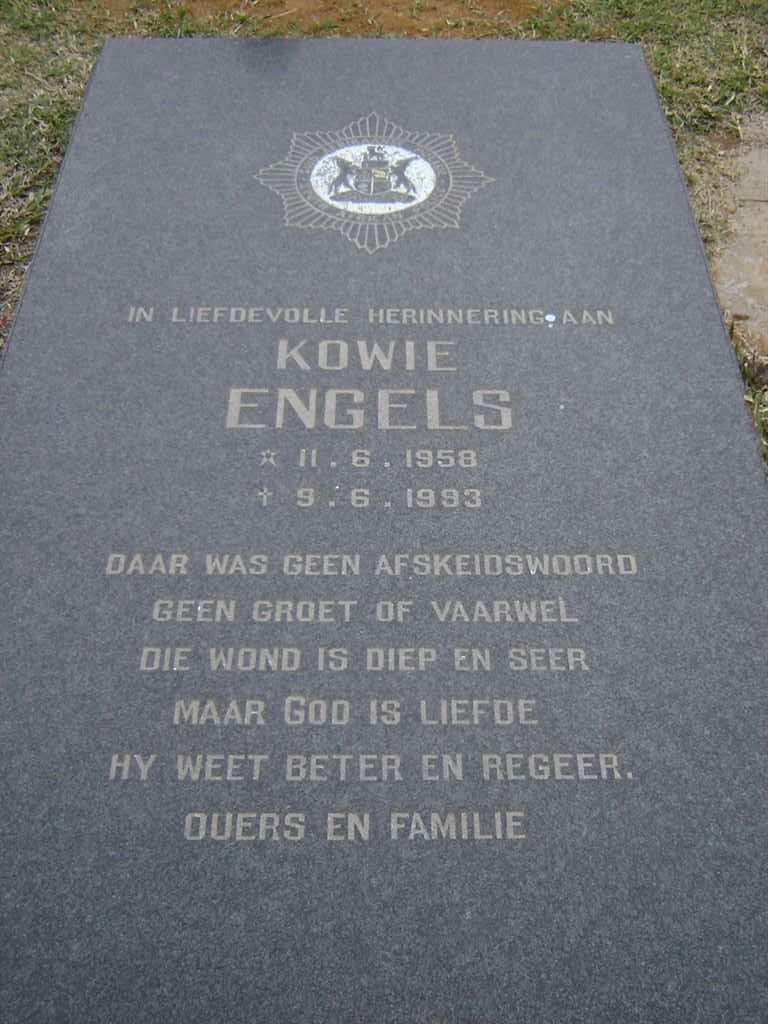 ENGELS Kowie 1958-1993