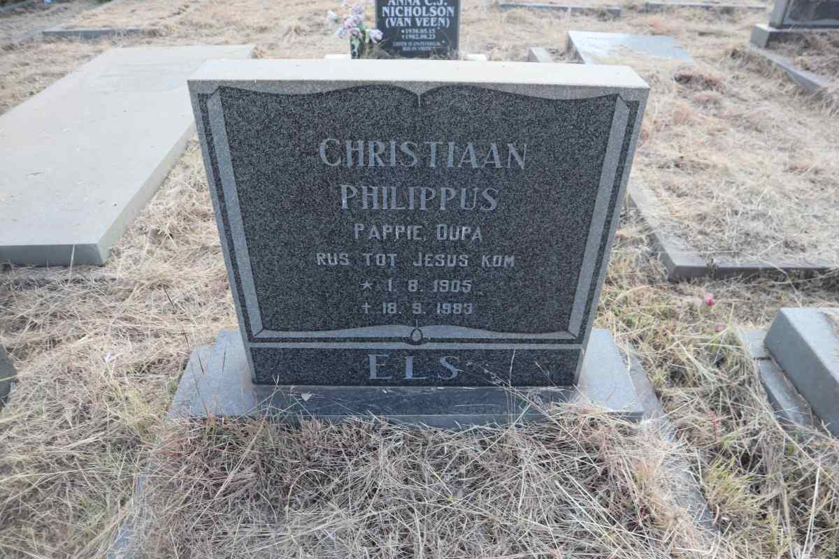 ELS Christiaan Philippus 1905-1983