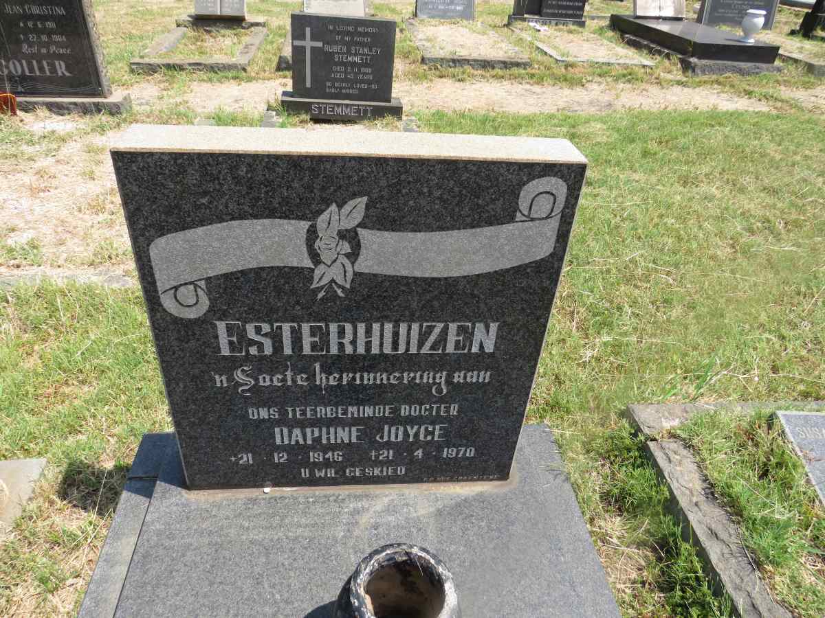 ESTERHUIZEN Daphne Joyce 1946-1970