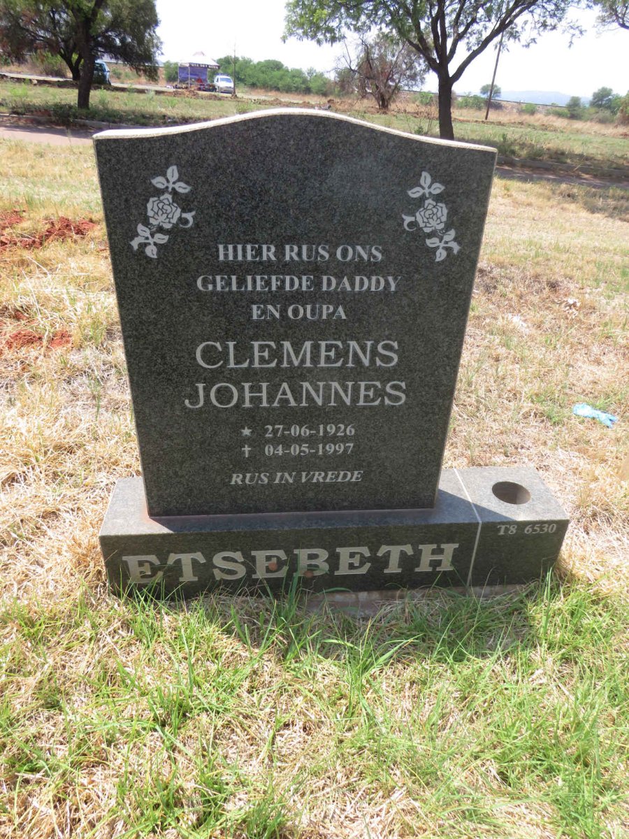 ETSEBETH Clemens Johannes 1926-1997