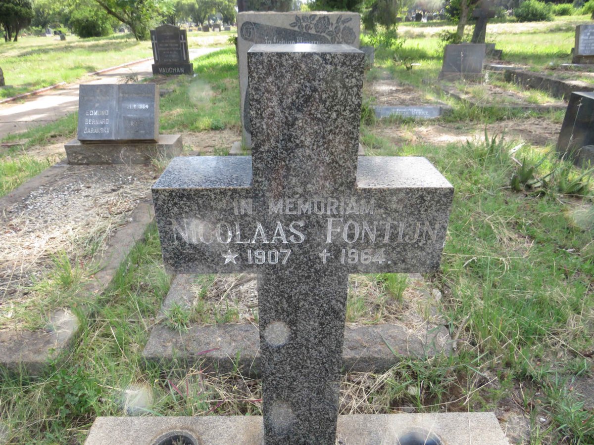FONTIJN Nicolaas 1907-1964