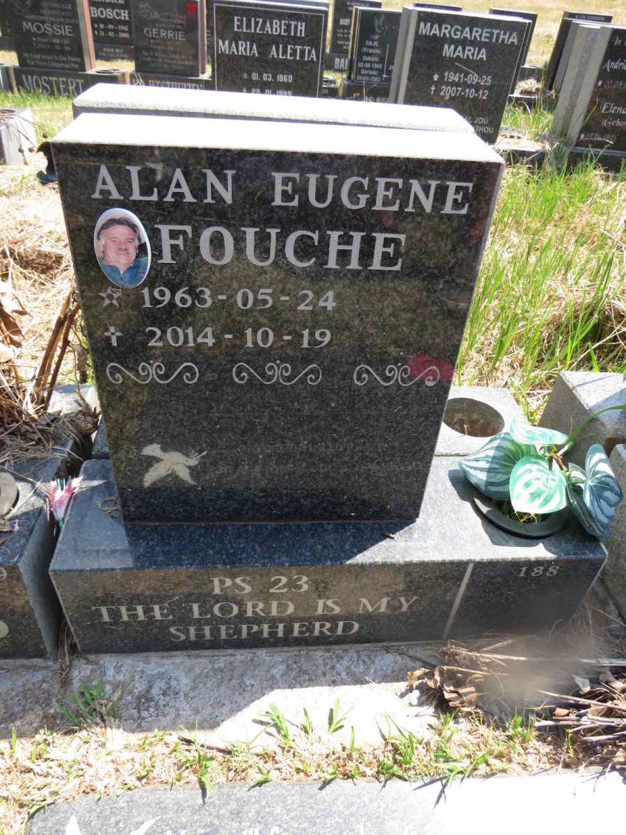 FOUCHE Alan Eugene 1963-2014