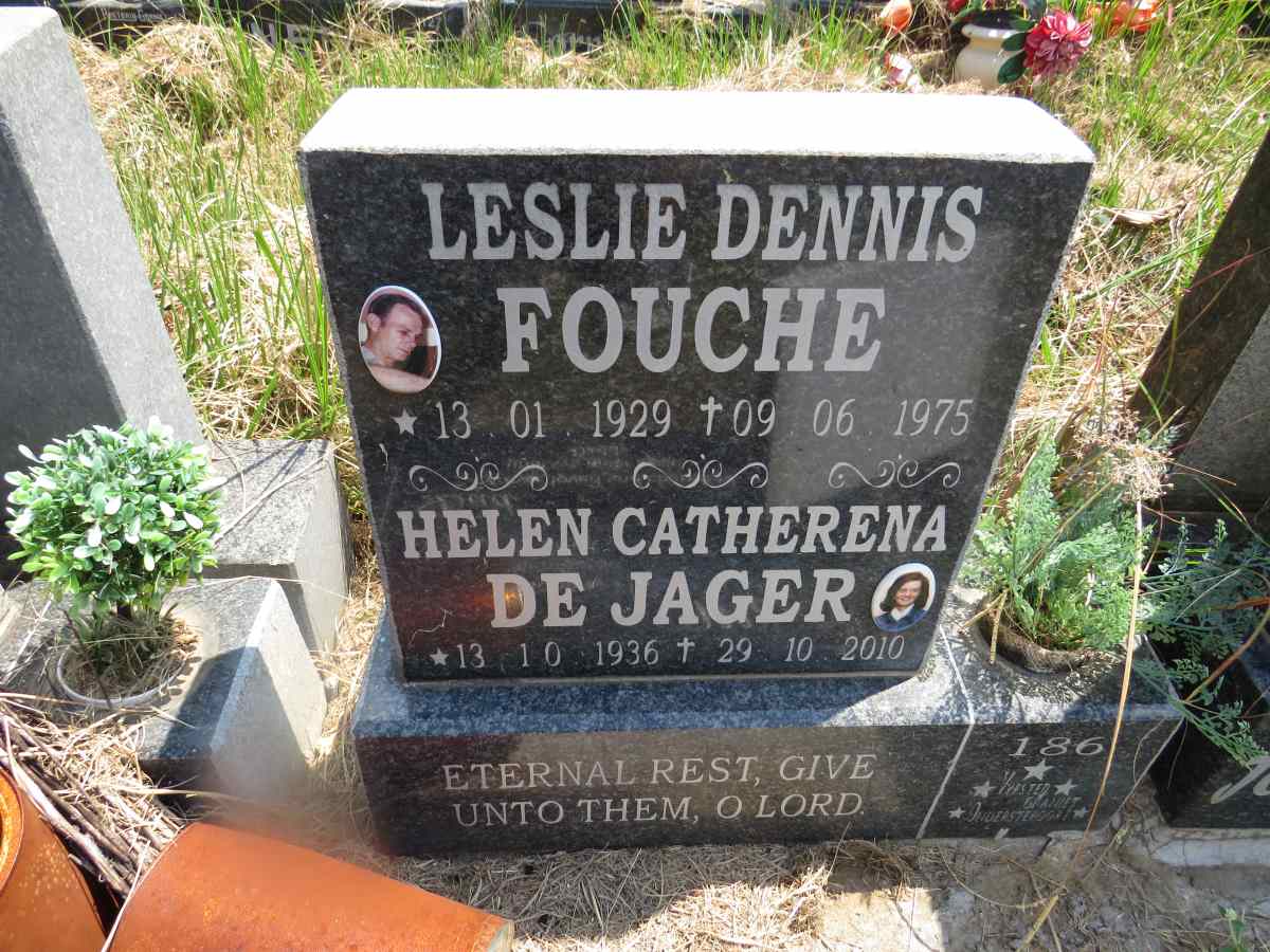 FOUCHE Leslie Dennis 1929-1975 :: JAGER Helen Catherena, de 1936-2010