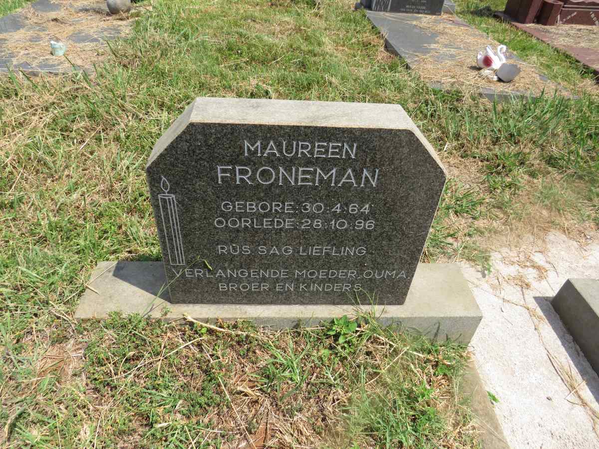 FRONEMAN Maureen 1964-1996
