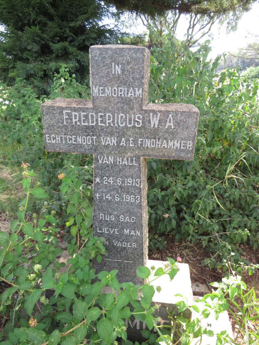 FINDHAMMER Fredericus W.A. 1913-1963