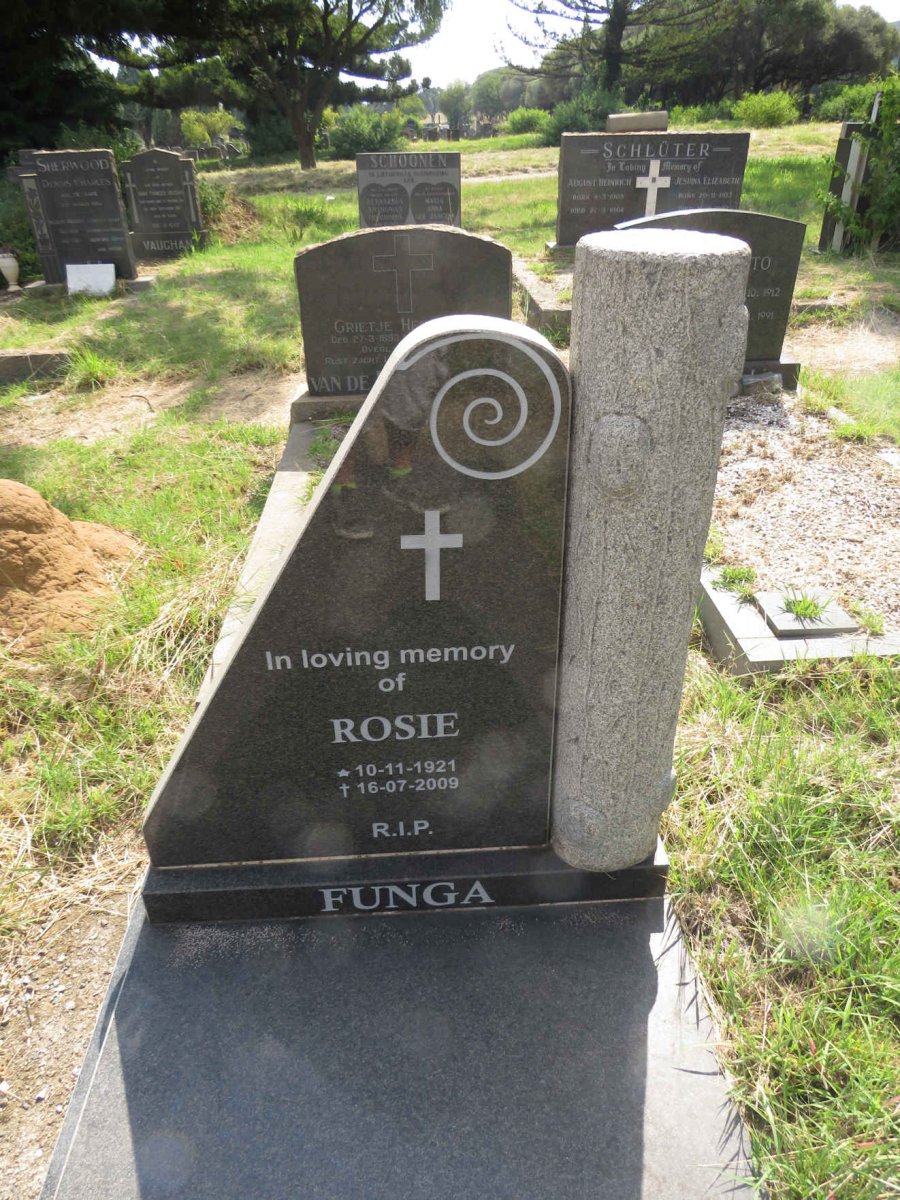 FUNGA Rosie 1921-2009