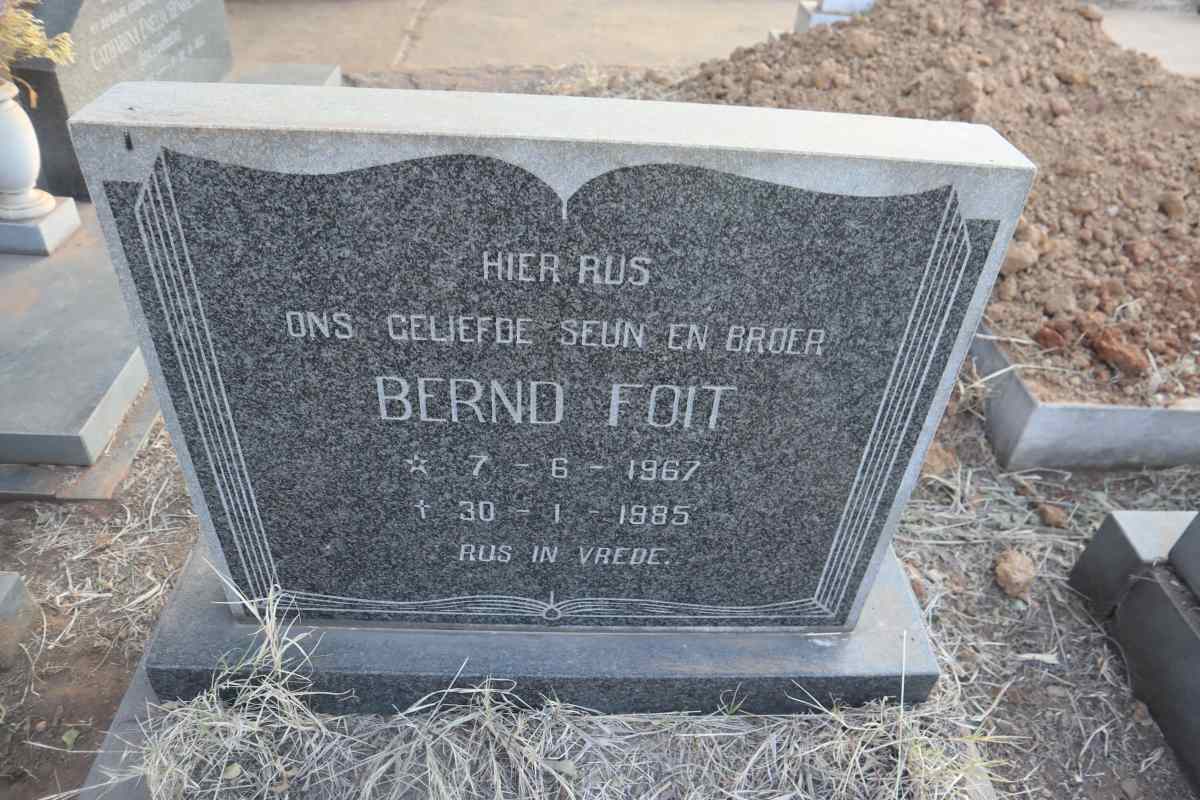 FOIT Bernd 1967-1985
