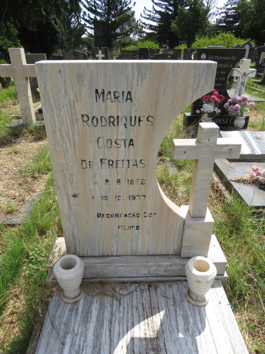 FREITAS Maria Rodriques Costa, de 1892-1977