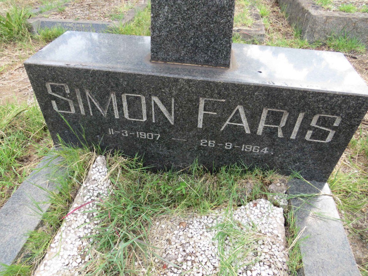FARIS Simon 1907-1964