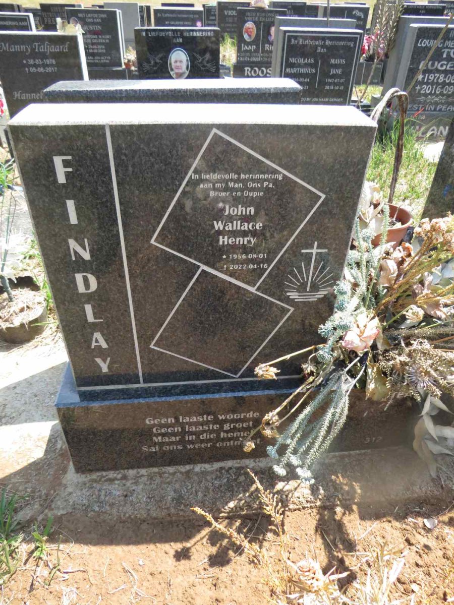FINDLAY John Wallace Henry 1956-2022