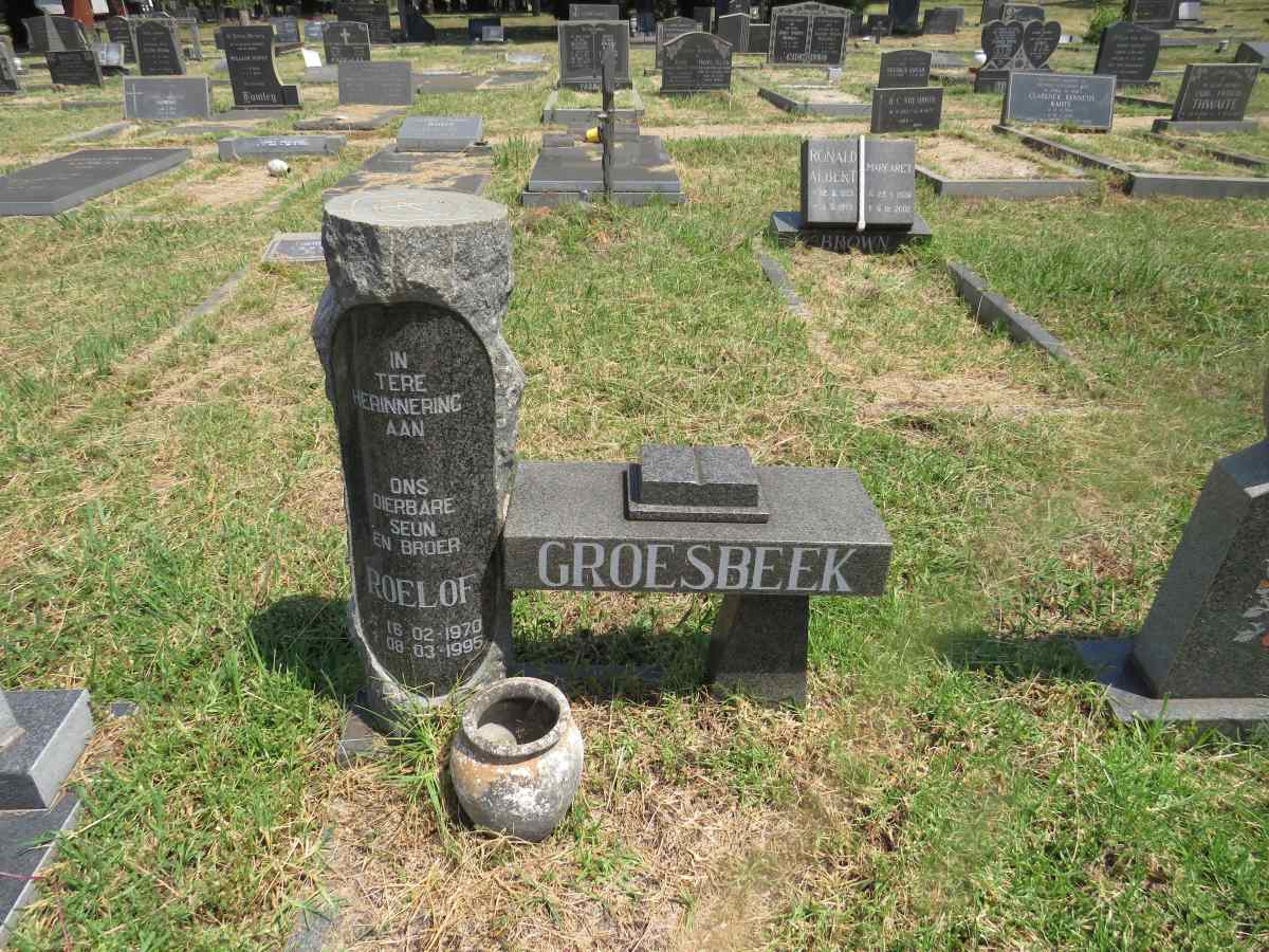 GROESBEEK Roelof 1970-1995