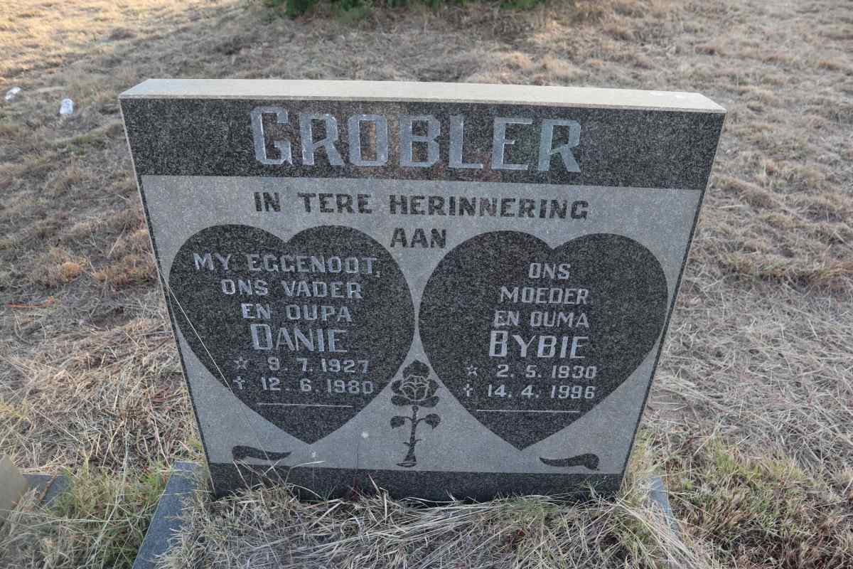 GROBLER Danie 1927-1980 & Bybie 1930-1996