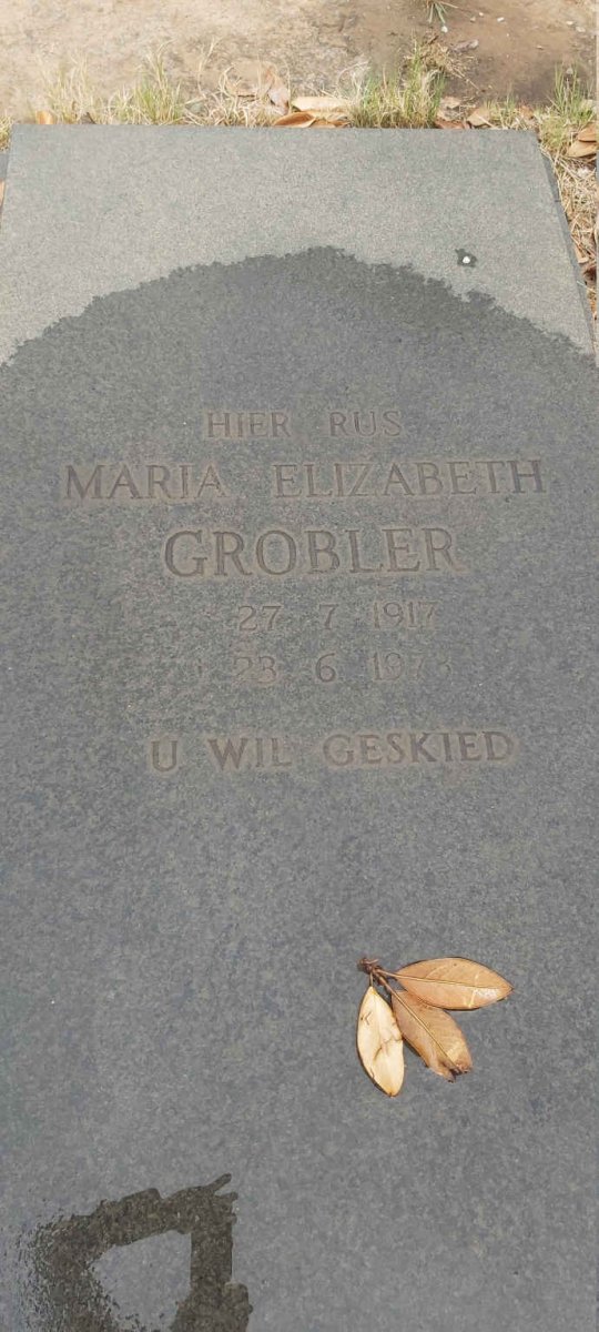 GROBLER Maria Elizabeth 1917-1973