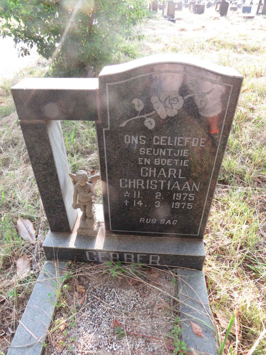 GERBER Charl Christiaan 1975-1975