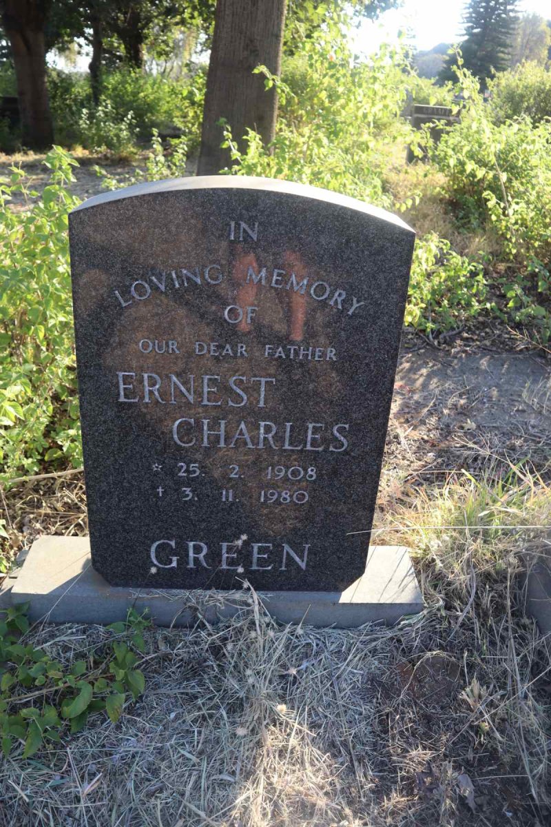 GREEN Ernest Charles 1908-1980