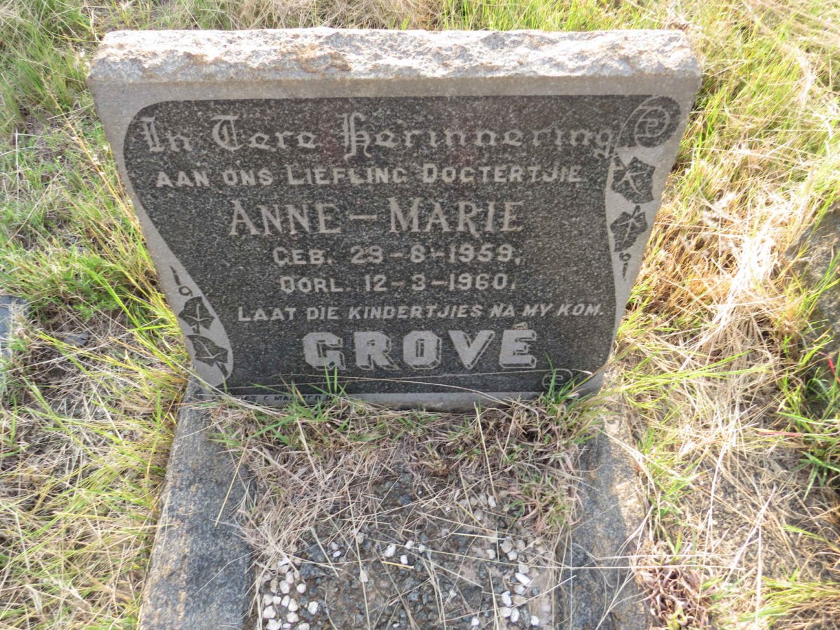 GROVE Anne-Marie 1959-1960