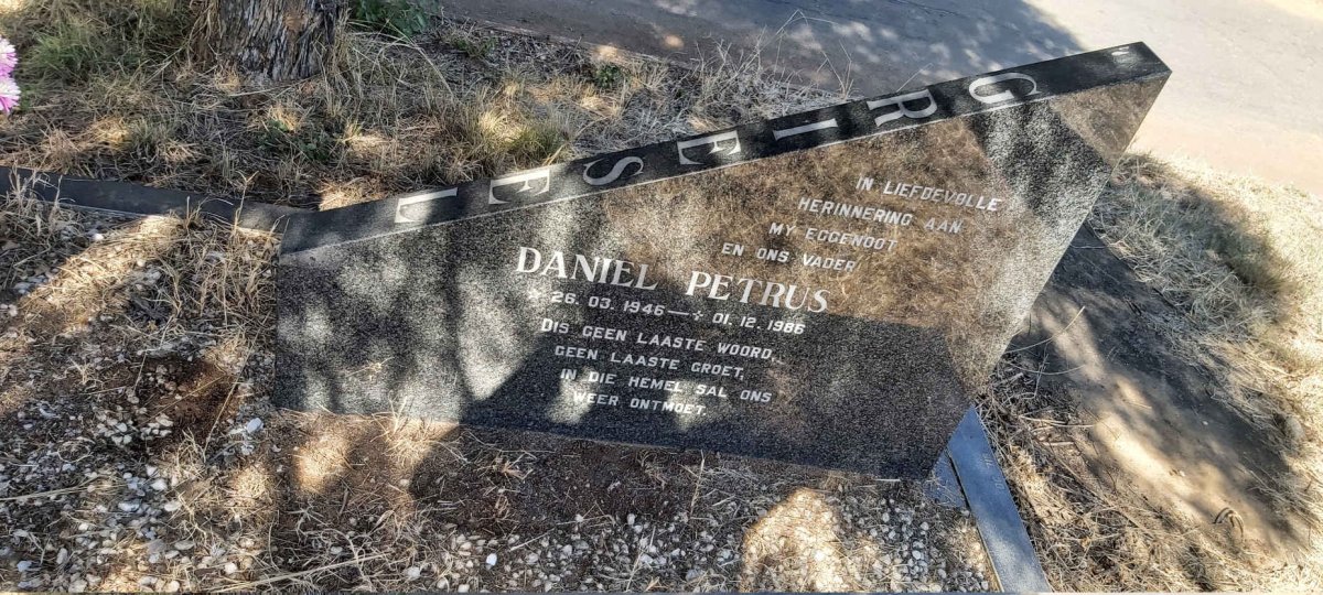 GRIESEL Daniel Petrus 1946-1986