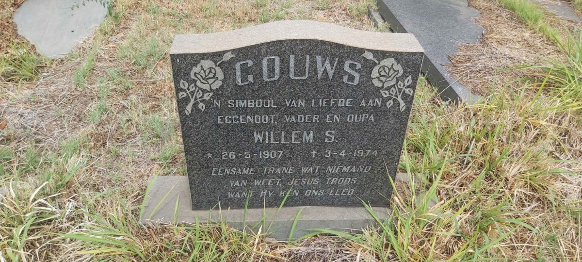 GOUWS Willem S. 1907-1974
