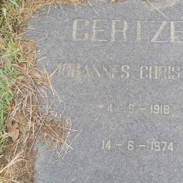GERTZEN Johannes Christiaan 1918-1974