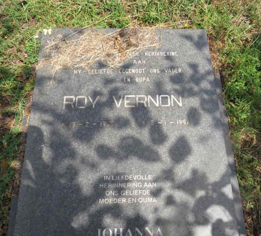 HARKER Roy Vernon 19?5-1992 :: HARKER Johanna Catharina 1949-2002_1  