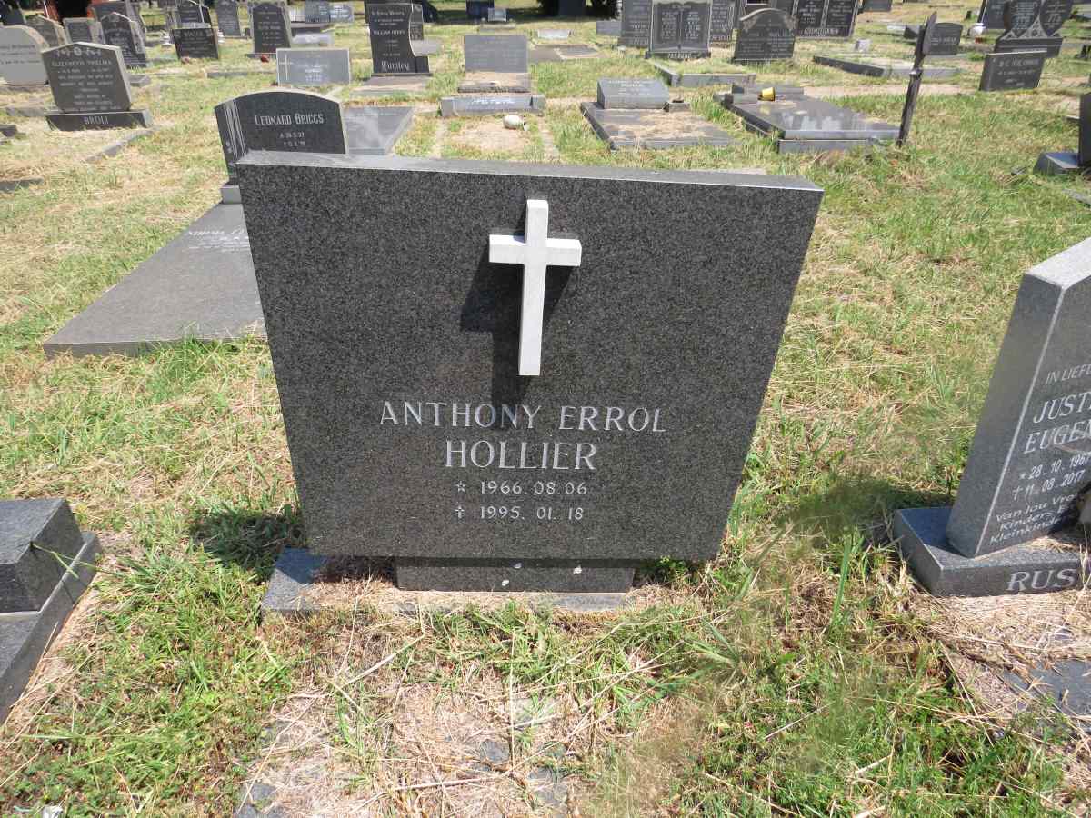 HOLLIER Anthony Errol 1966-1995