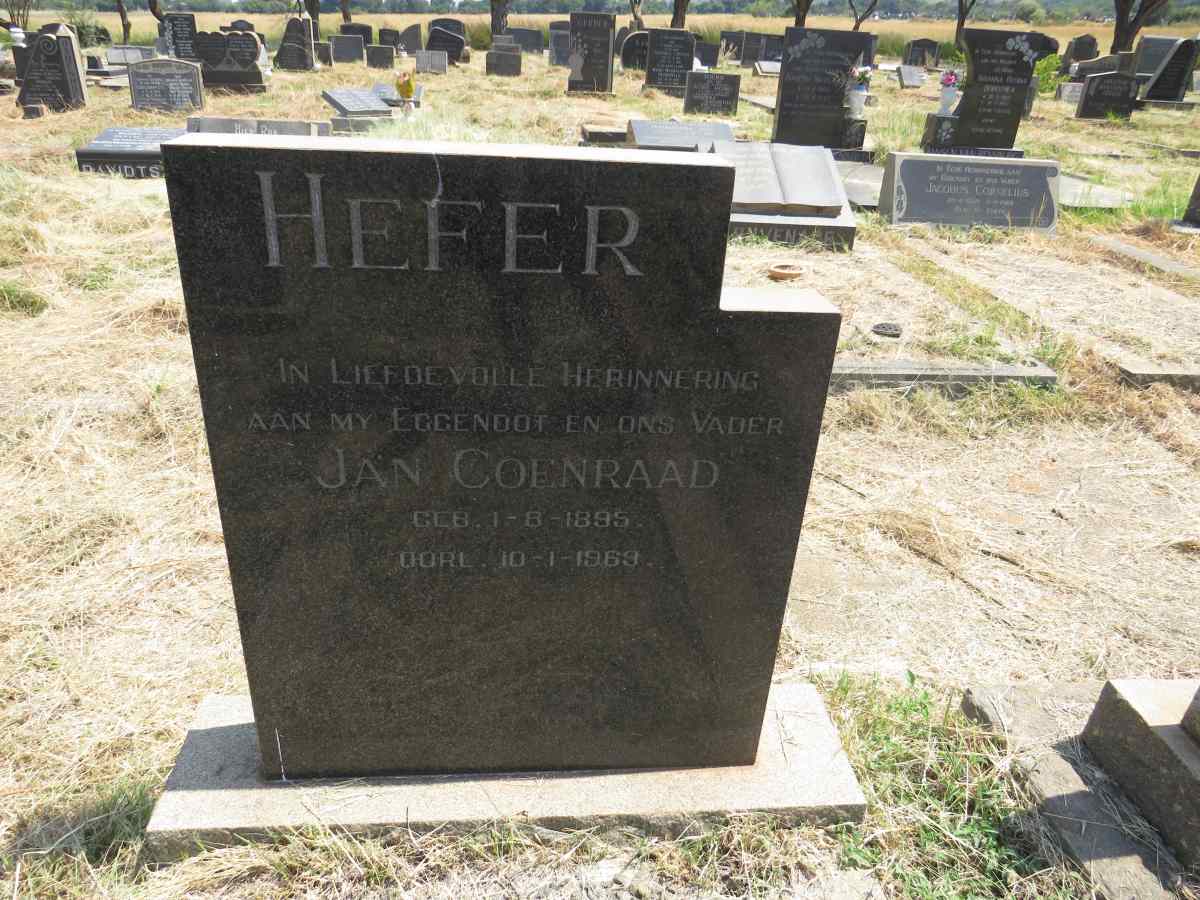 HEFER Jan Coenraad 1895-1969