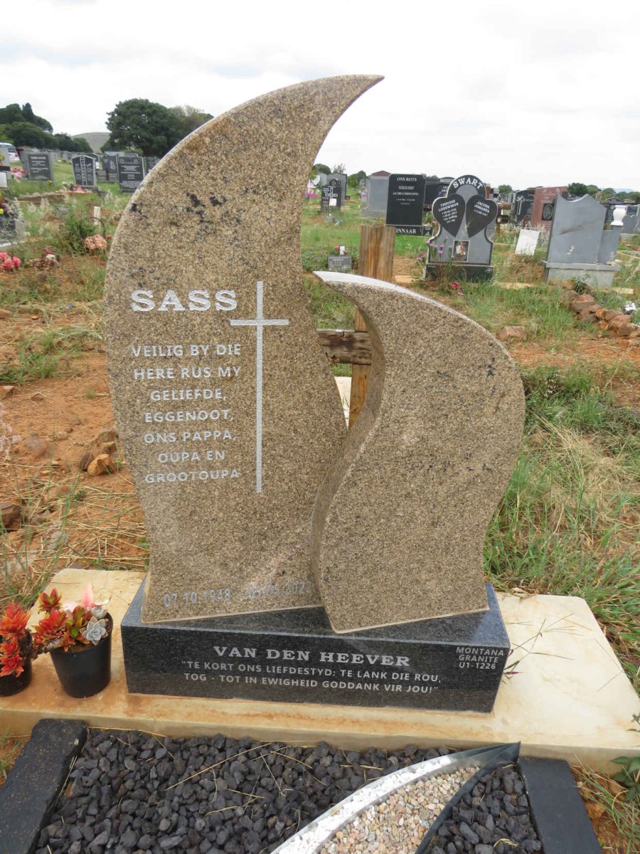 HEEVER Sass, van den 1948-2022