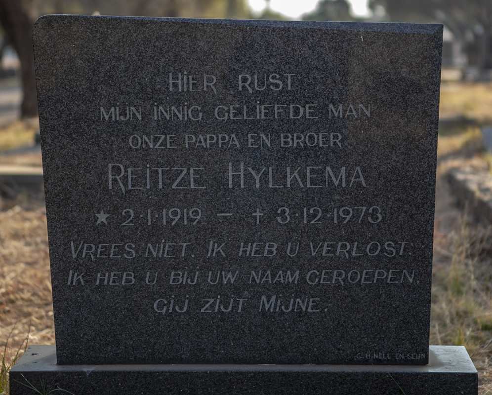 HYLKEMA Reitze 1919-1973