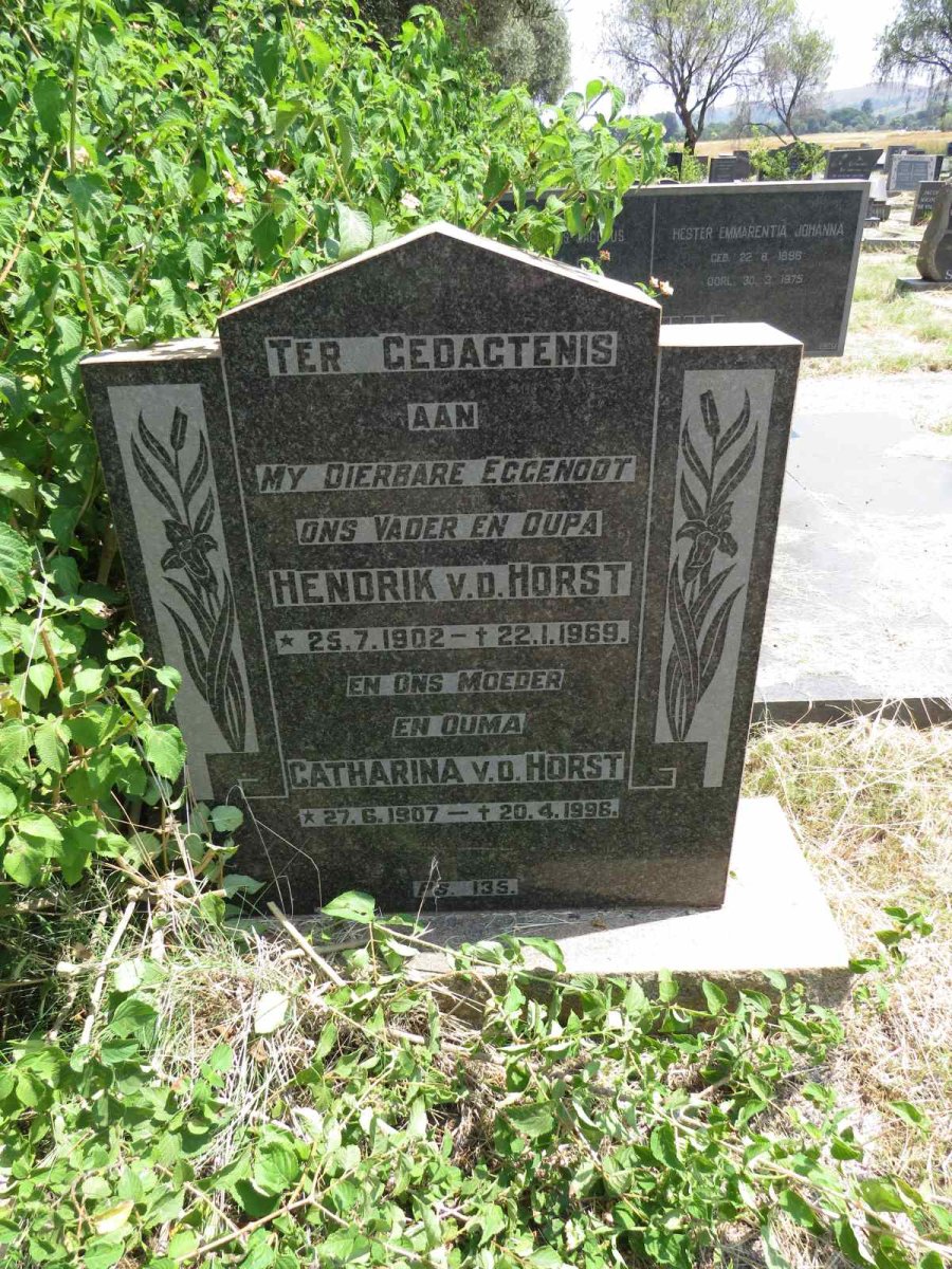 HORST Hendrik, v.d. 1902-1969 & Catharina 1907-1996