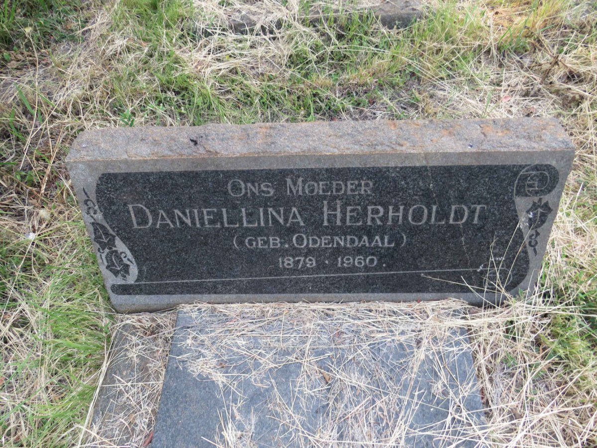 HERHOLDT Daniellina nee ODENDAAL 1879-1960